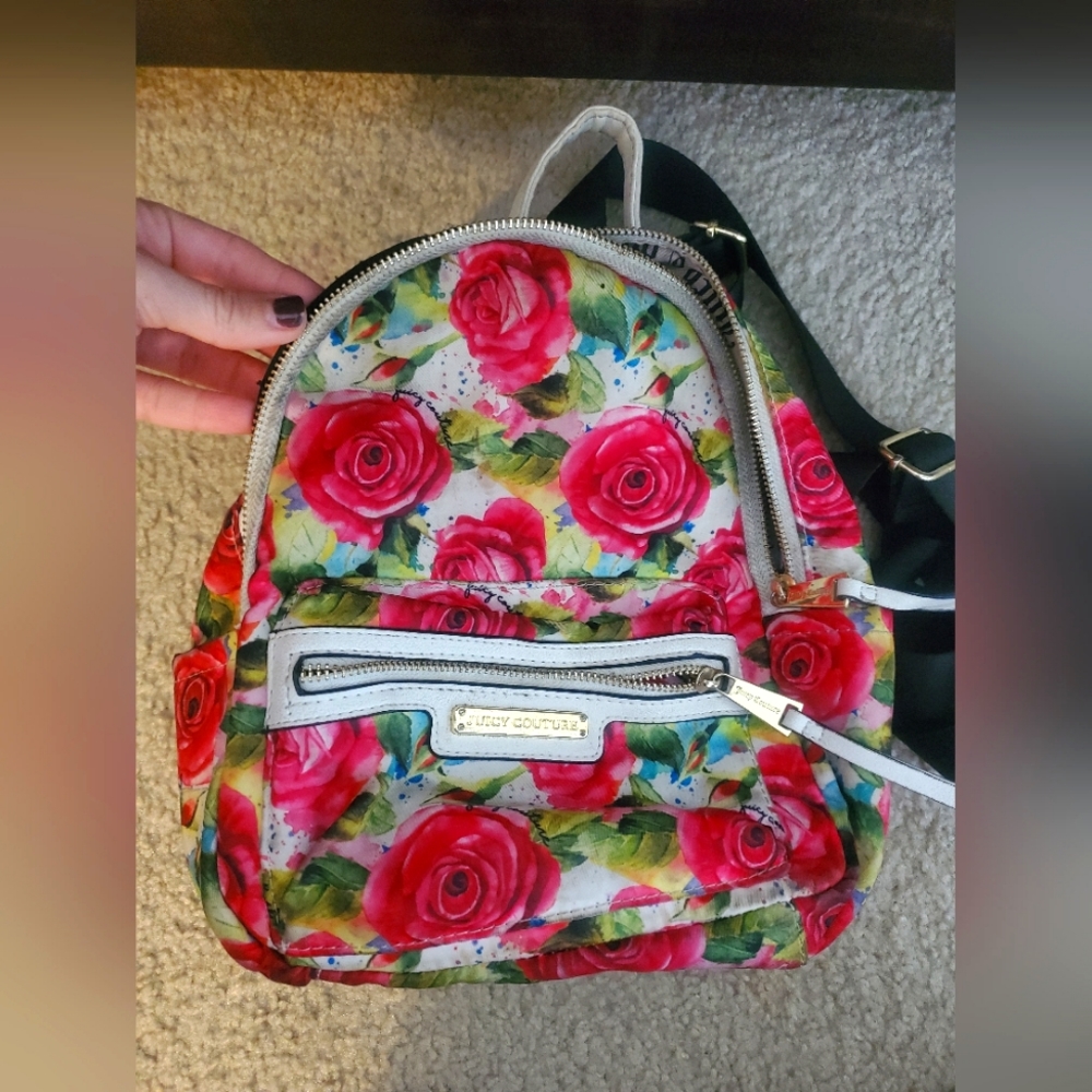 Juicy Couture mini floral backpack